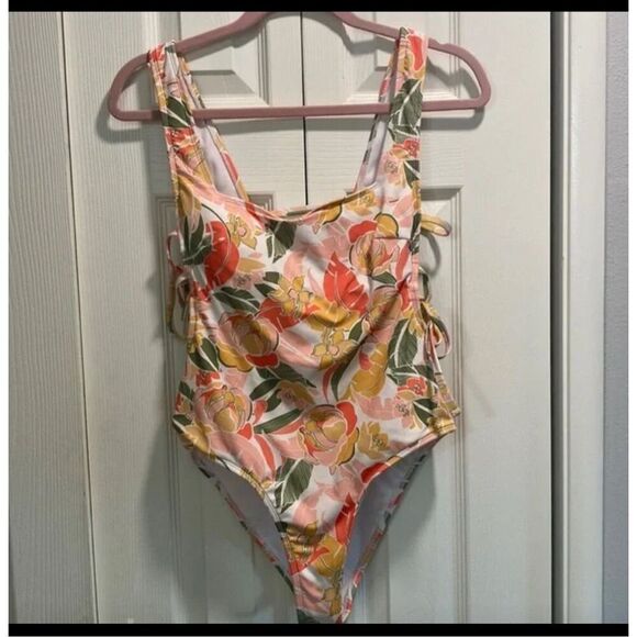 Hurley Floral One Piece Swimsuit - Picture 1 of 7